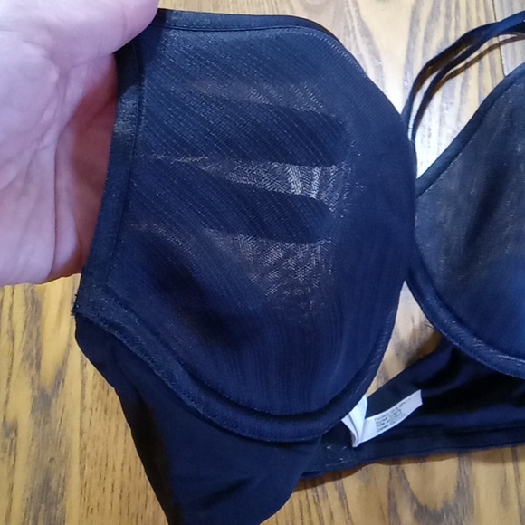 ONGOSSOMER Bra 32C BLACK New Lingerie Intimates Womens UNDERWIRE - Picture 3 of 8